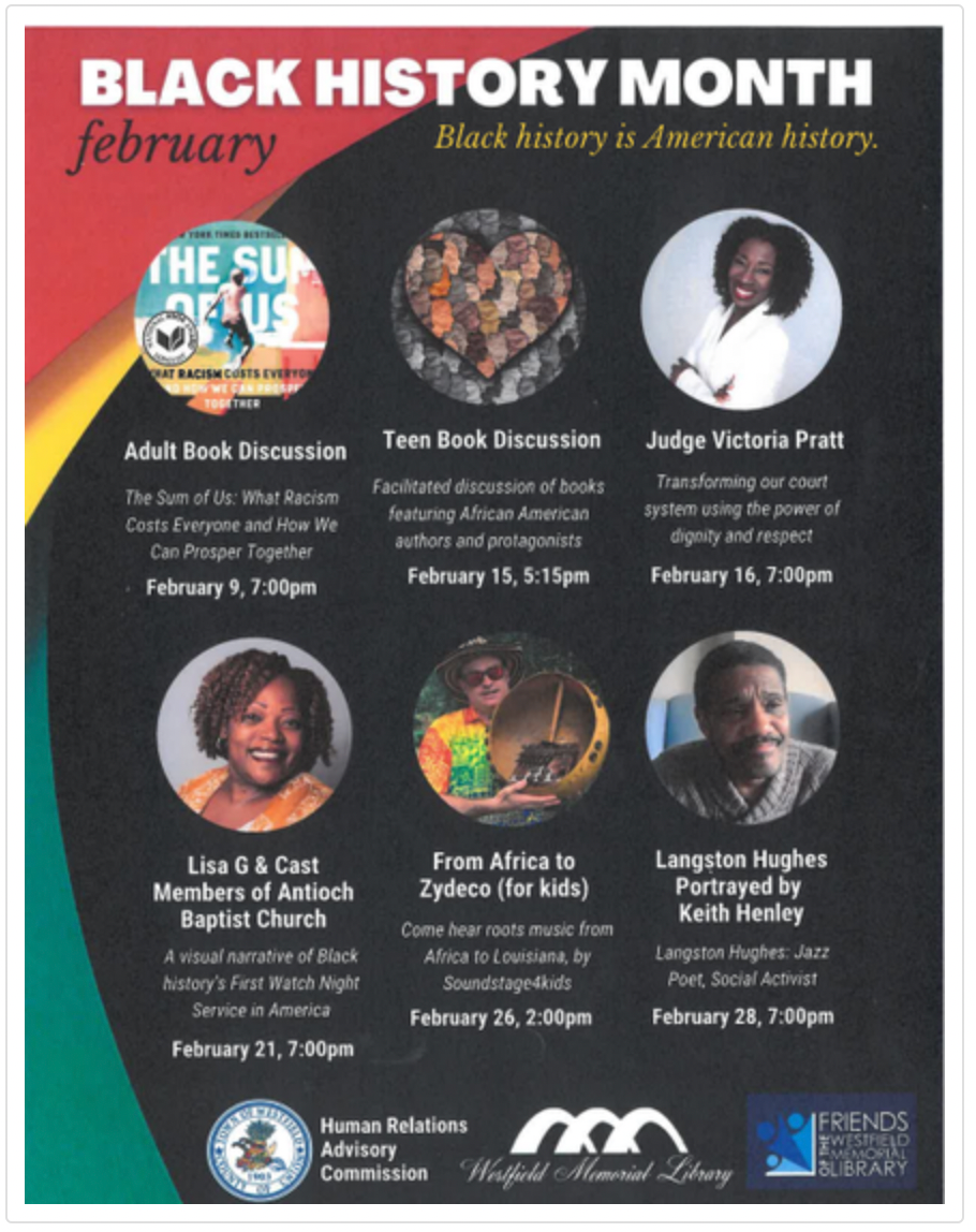 Black History Month at Westfield PL