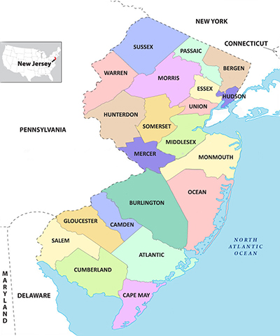 List of counties in New Jersey - Wikipedia