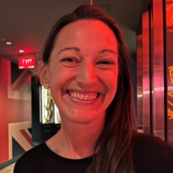 image of Kate facing the camera and smiling