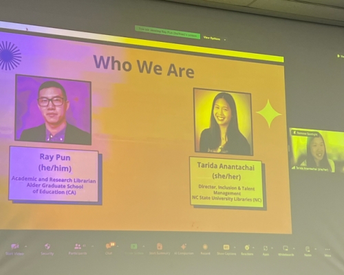 Culture Connection: API Culture Event - Main Presentation on Microaggressions Against AAPI by Presented by Raymond Pun & Tarida Anantachai