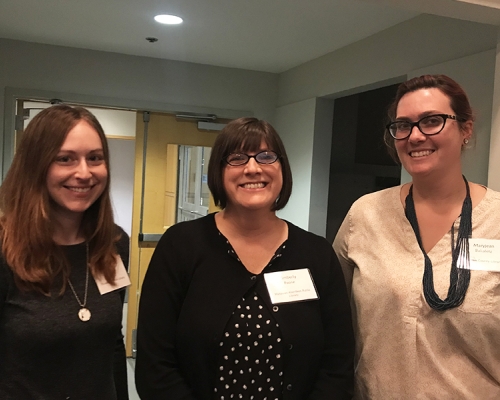 Group Challenge Facilitators - (from the left) Erica Krivopal, Kimberly Paone, and Maryjean Bakaletz