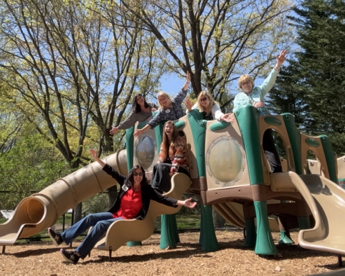 TechFest 2025 - Attendees from the Sussex County Library enjoying their lunch break!