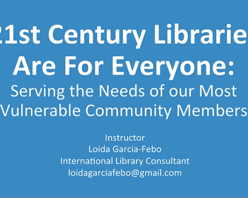 Keynote - 21st Century Libraries Are For Everyone