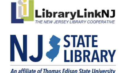 LibraryLinkNJ & New Jersey State Library logos