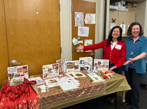 API In-Person Meet-up, October 2, 2025 - Jennie Pu (Hoboken Public Library Director) & Pat Massey (NJLTA President)