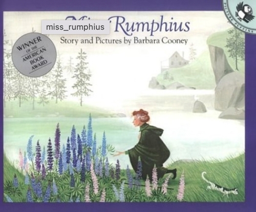 Miss Rumphius Award, Image Credit: NJ Center for the Book, via Rutgers University