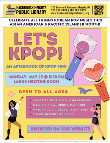 Let's K-Pop!:  An Afternoon of Fun Flyer